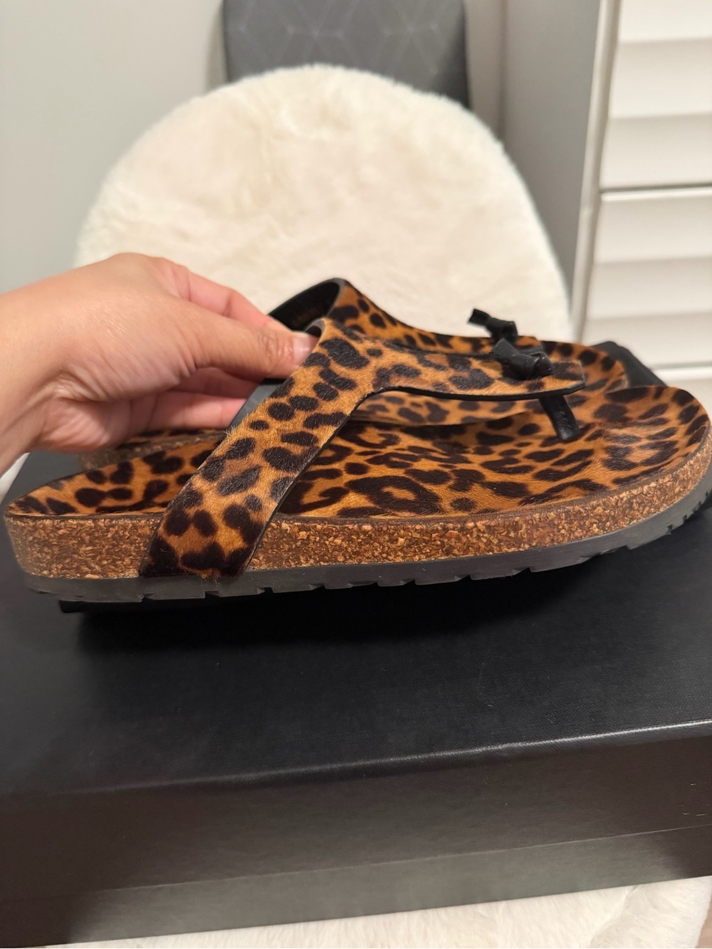 Yves Saint Laurent Animal print sandal - Picture 3 of 10